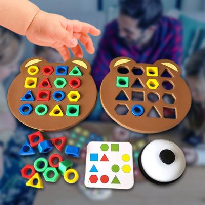 Gioco da tavolo di abbinamento di forme per bambini | TEDDY