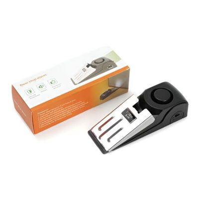 Fermaporta con Allarme - 120 dB, 3 Livelli di Sensibilità, Nessuna Perforazione | SECUSTOP